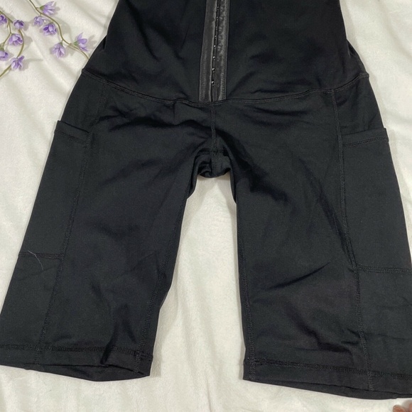 NWT Feelingirl [ MEDIUM ] Tummy Control High Waist‎ Trainer Shorts in Black - Picture 8 of 12